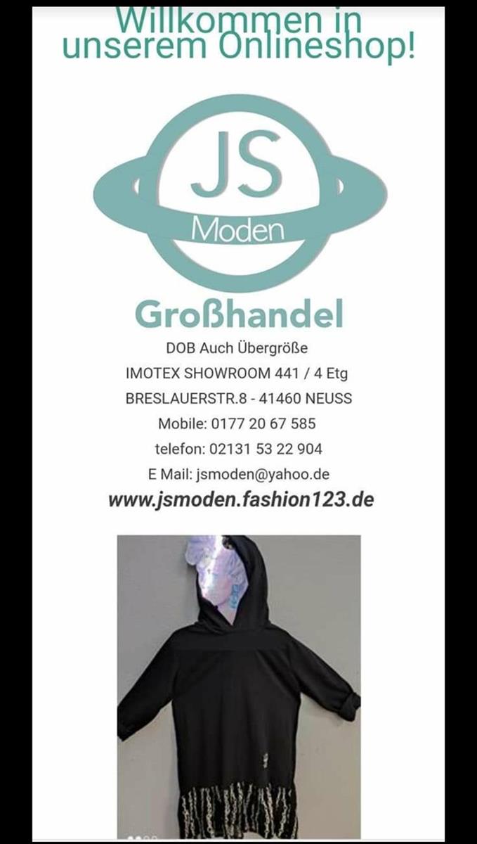 Shirt Mit Kapuze — Art. 199, JS Moden Art. 199