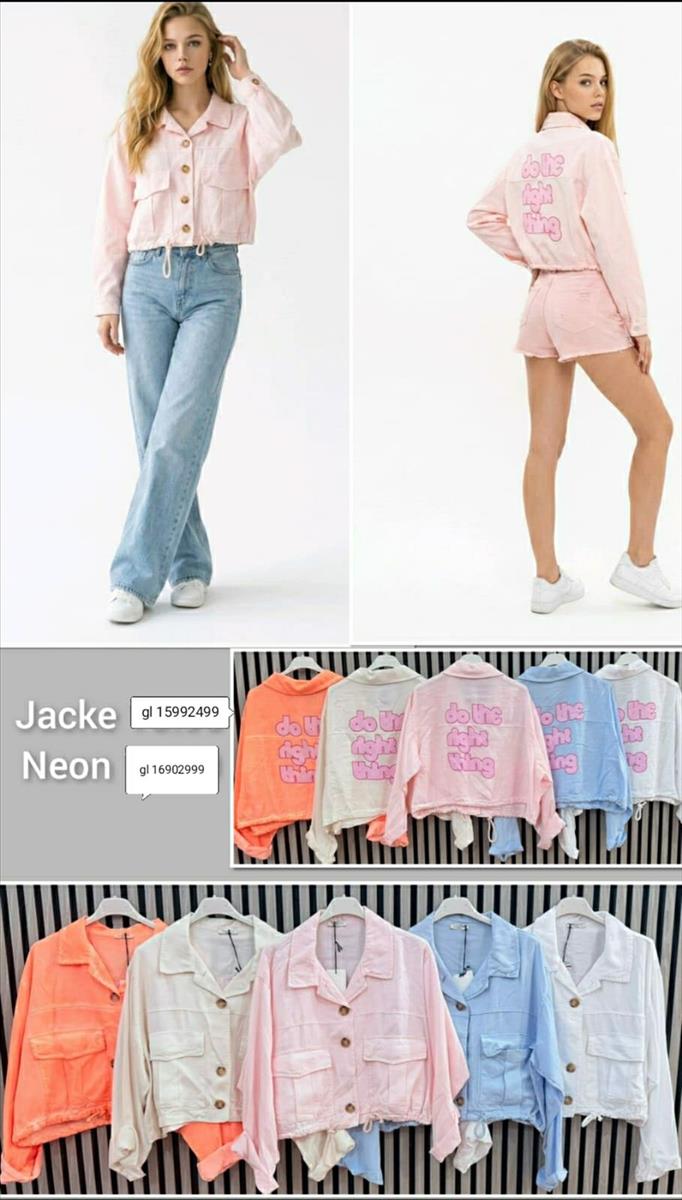Kurz Jacke/ Neon — Art. 582, JS Moden Art. 582